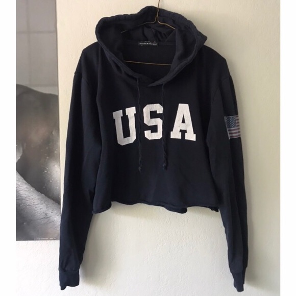 Brandy Meville Cropped Hoodie - Picture 2 of 9